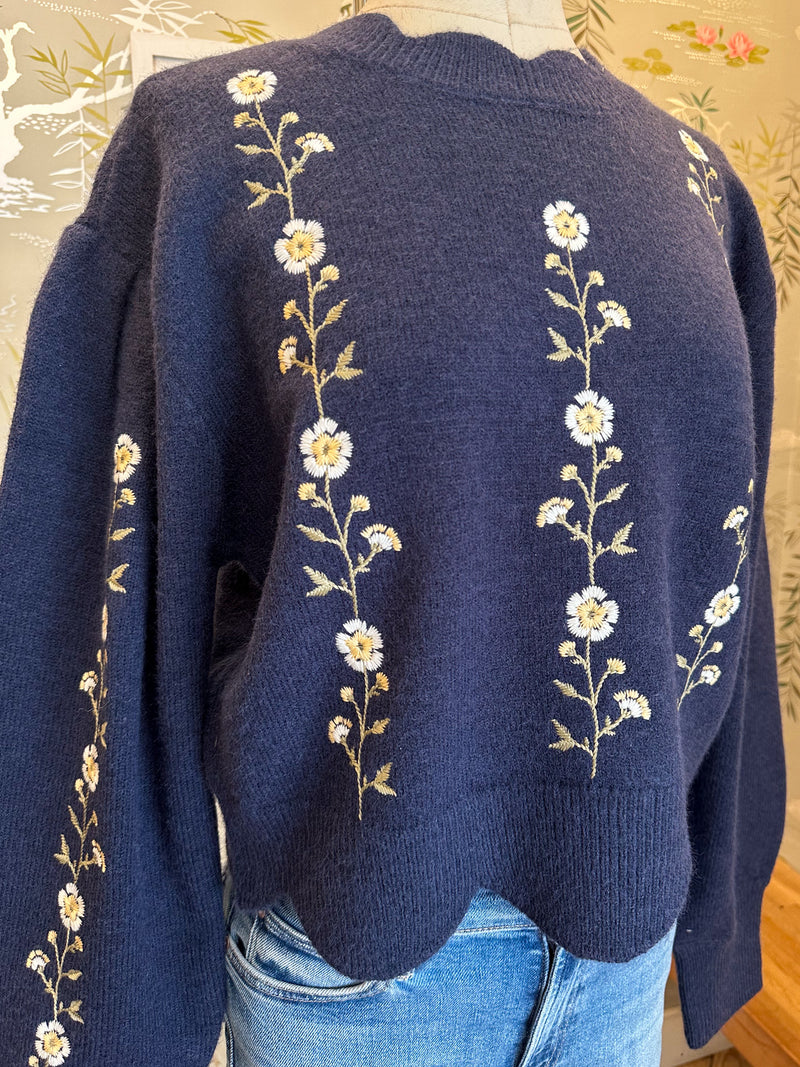 Heidi Embroidered Sweater