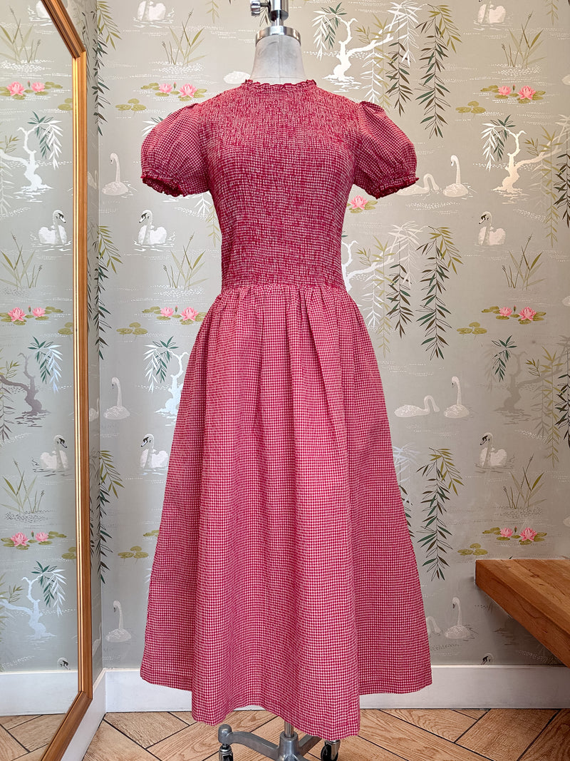 Madeline Smocked Midi Dress