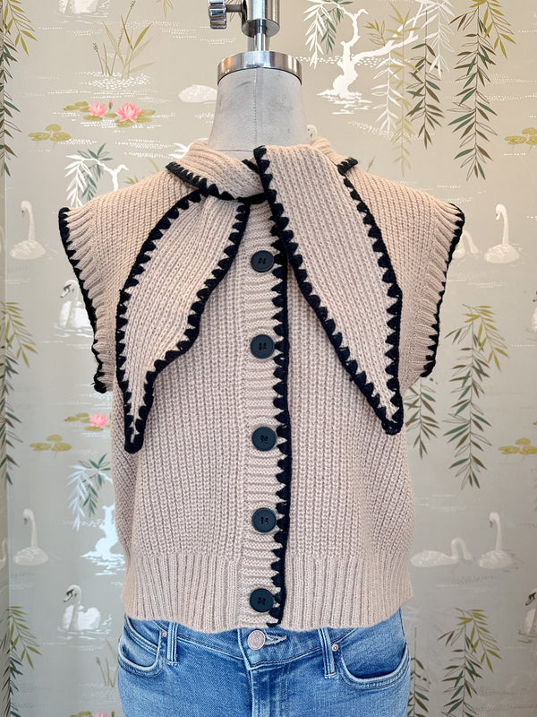 Sailor Sleeveless Knit - Taupe