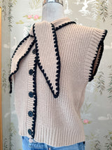 Sailor Sleeveless Knit - Taupe