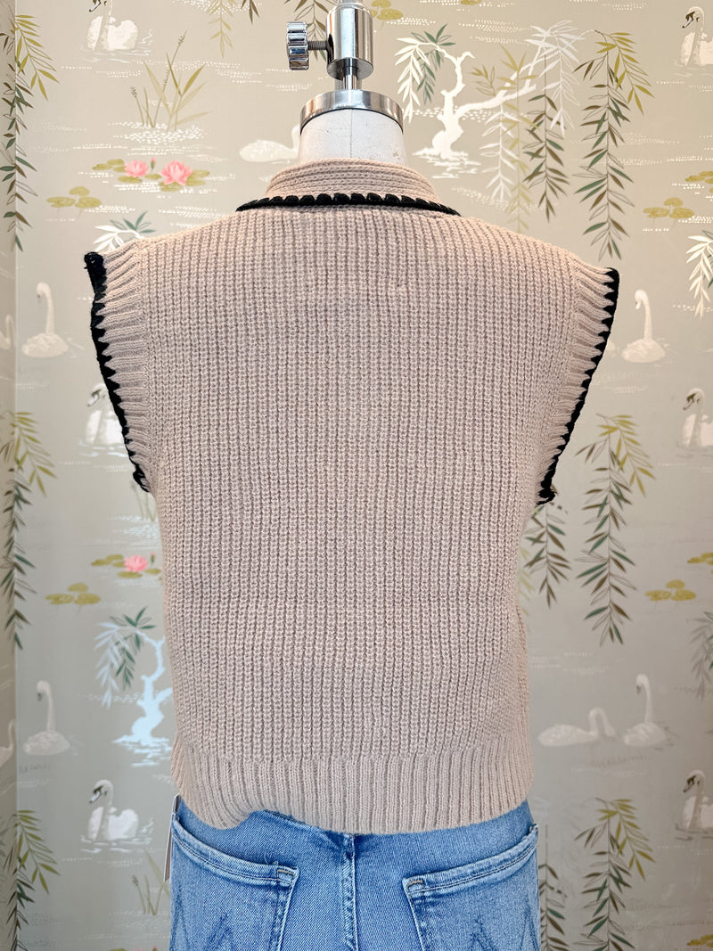 Sailor Sleeveless Knit - Taupe