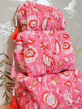Maison de Frédéric Cosmetic Bag Set- Pink/Orange