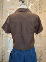 Kent Summer Blouse- Brown