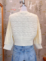 Maggie Knit Cardigan - Lemon