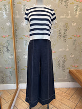 Riviera Linen Pant - Navy