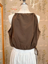 Cocoa Cropped Top