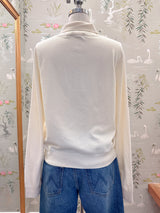 Maude Button Cardigan - Ivory