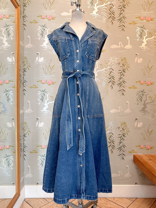 Frances Denim Midi Dress