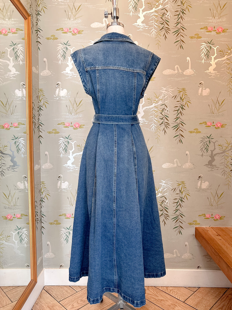 Frances Denim Midi Dress