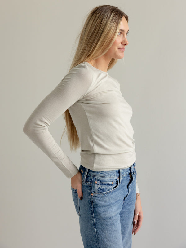 Brandy Long Sleeve - Bone