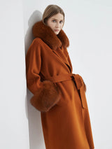 Pissenlit Cashmere Coat - Maple