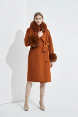 Pissenlit Cashmere Coat - Maple
