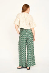 Mirth Cropped Field Top in Sandcastle
