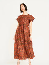Mirth Vienna Dress in Amber Cattail
