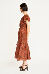 Mirth Vienna Dress in Amber Cattail