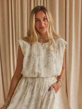 Tatum Floral Cropped Top