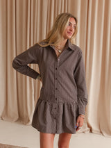 Annie Gingham Shirtdress
