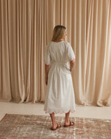 Lucy Embroidered Midi Dress