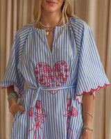 Caroline Embroidered Maxi Dress