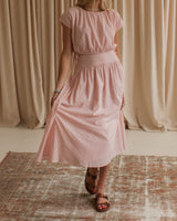 Gabbie Dot Midi Skirt - Pink