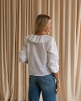 Gigi Cotton Blouse- White