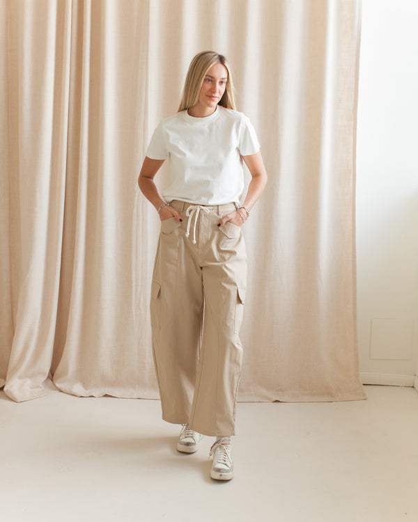 Dylan Drawstring Barrel Pant