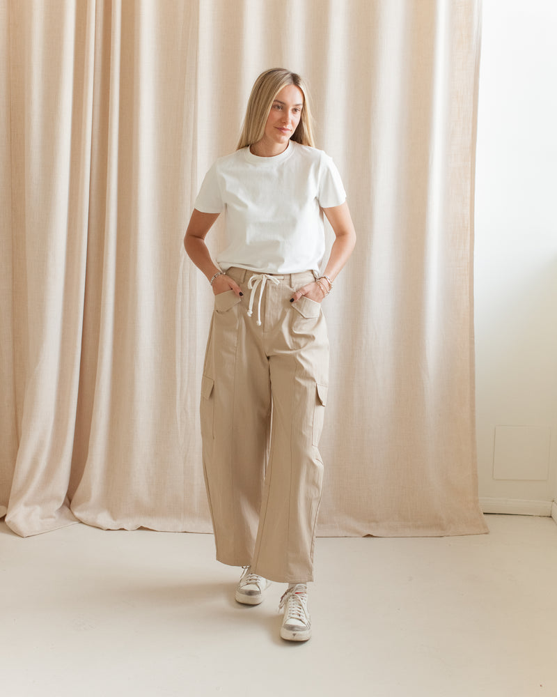 Dylan Drawstring Barrel Pant