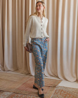 Floral Barrel Jeans