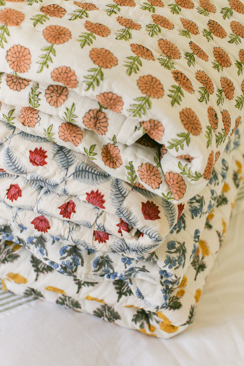 Maison de Frédéric Quilt- Poppy