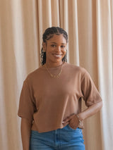 Kai Relaxed Tee- Mocha
