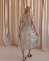 Avery Smocked Midi Dress