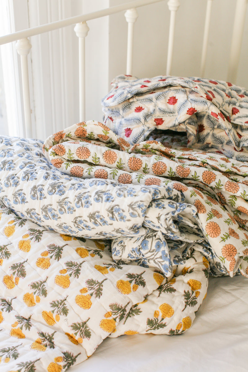 Maison de Frédéric Quilt- Apricot
