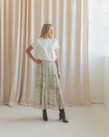 Addie Tiered Midi Skirt