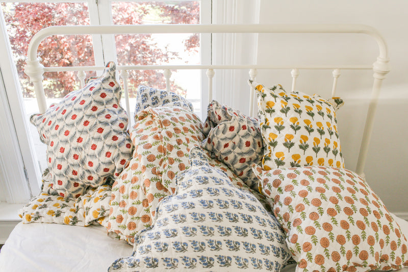 Maison de Frédéric Euro Sham- Sunflower
