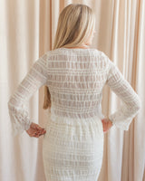 Kennedy Smocked Blouse - Cream