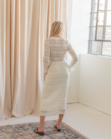 Kennedy Smocked Skirt - Cream