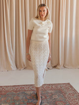 Charlotte Beaded Midi Skirt