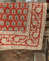 Maison de Frédéric Tablecloth- Scarlet