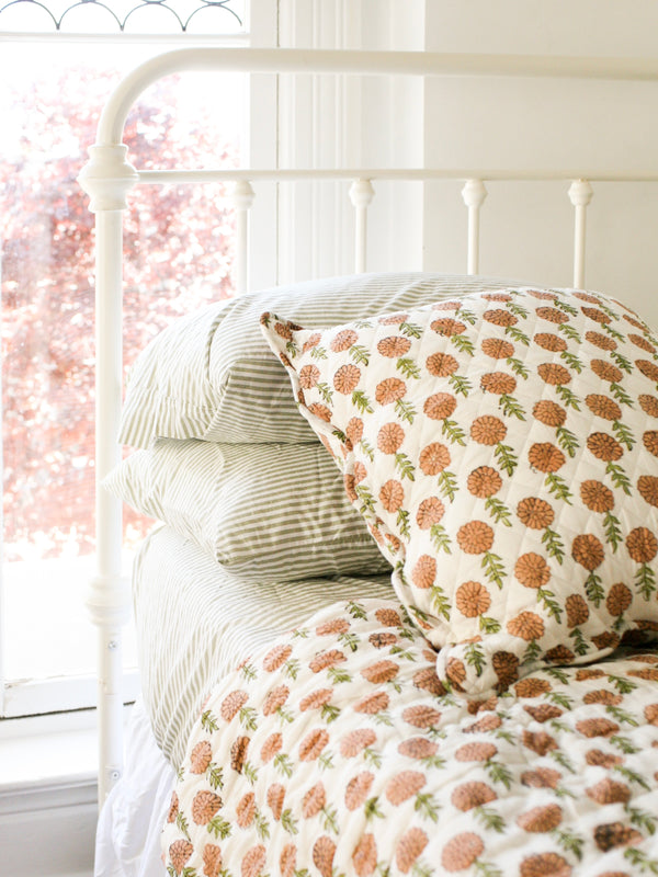 Maison de Frédéric Euro Sham- Apricot