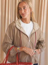 Dawson Windbreaker- Taupe