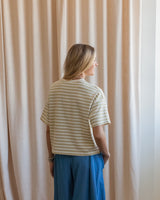 Jessie Striped Tee - Yellow
