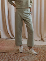 French Terry Pant - Sage