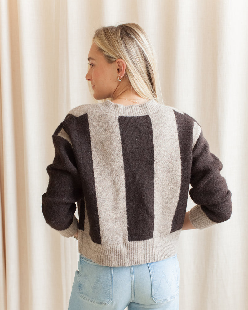 Harper Striped Cardigan