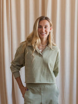 French Terry Pullover - Sage