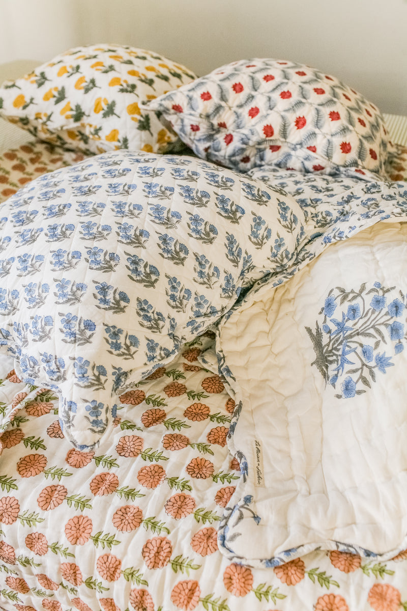 Maison de Frédéric Euro Sham- Bluebell