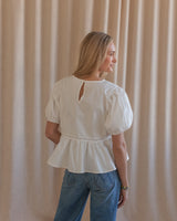 Allison Peplum Blouse
