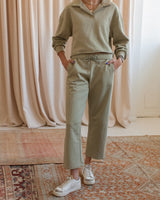 French Terry Pant - Sage