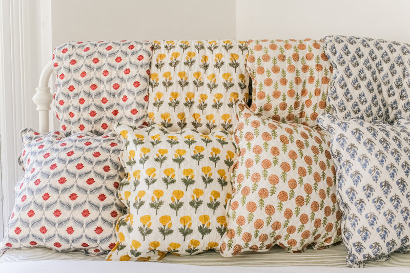 Maison de Frédéric Euro Sham- Sunflower