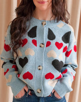 Sara Heart Cardigan