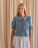 Delaney Bow Blouse